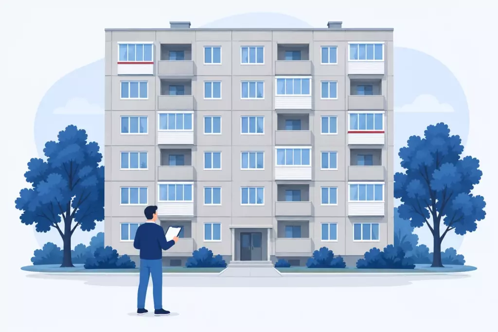 Балконы в панельном доме: типовые размеры